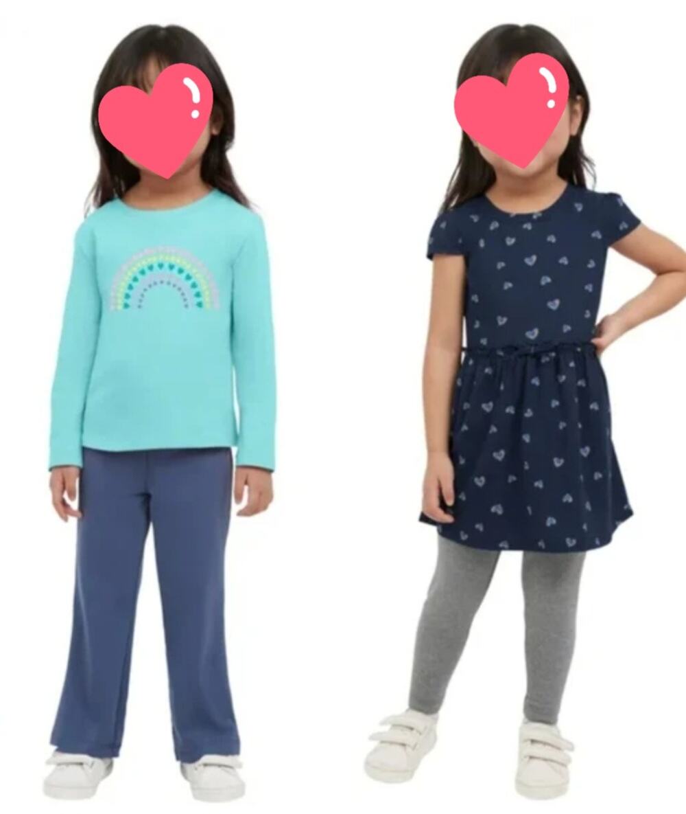 LANDS' END 3T Four Piece Outfit Set NWT ~ Girl 3T Rainbow